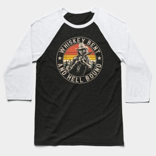 Outlaw Whiskey Hank Jr Vintage Fans Gifts Baseball T-Shirt